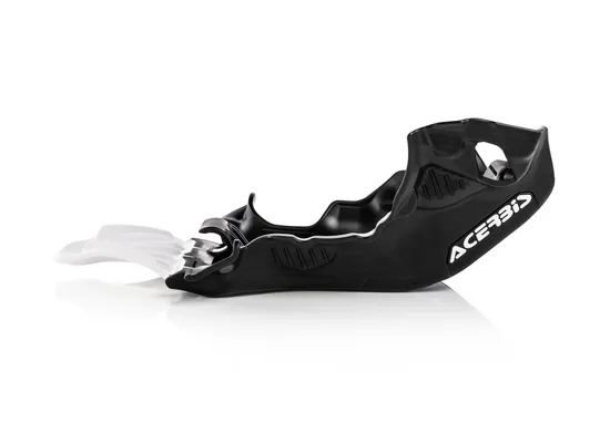 Acerbis Polypropylene Chassis Belly Skid Plate Black White
