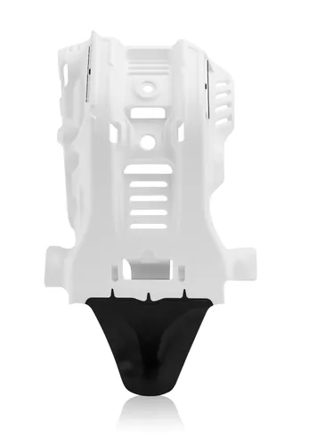Acerbis Polypropylene Chassis Belly Skid Plate White Black