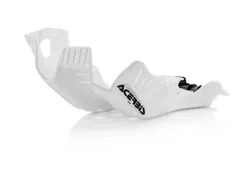 Acerbis Polypropylene Chassis Belly Skid Plate White Black