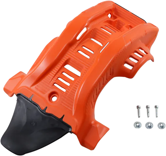 Acerbis Polypropylene Chassis Belly Skid Plate Orange Black