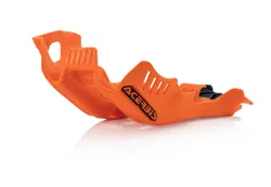 Acerbis Polypropylene Chassis Belly Skid Plate Orange Black