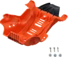 Acerbis Polypropylene Chassis Belly Skid Plate Orange Black