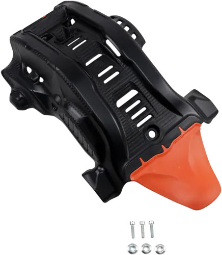 Acerbis Polypropylene Chassis Belly Skid Plate Black Orange