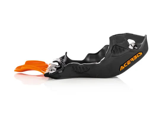 Acerbis Polypropylene Chassis Belly Skid Plate Black Orange