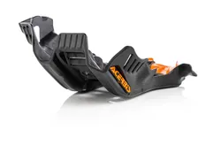 Acerbis Polypropylene Chassis Belly Skid Plate Black Orange