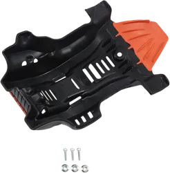 Acerbis Polypropylene Chassis Belly Skid Plate Black Orange