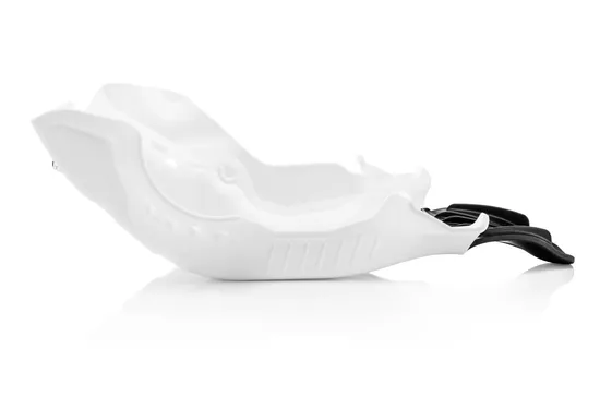 Acerbis Polypropylene Chassis Belly Skid Plate White Black