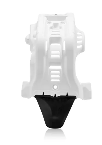 Acerbis Polypropylene Chassis Belly Skid Plate White Black