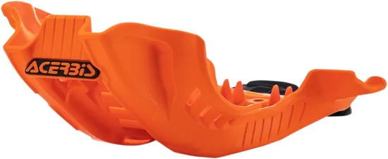 Acerbis Polypropylene Chassis Belly Skid Plate Orange Black