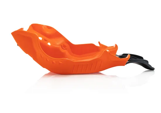 Acerbis Polypropylene Chassis Belly Skid Plate Orange Black