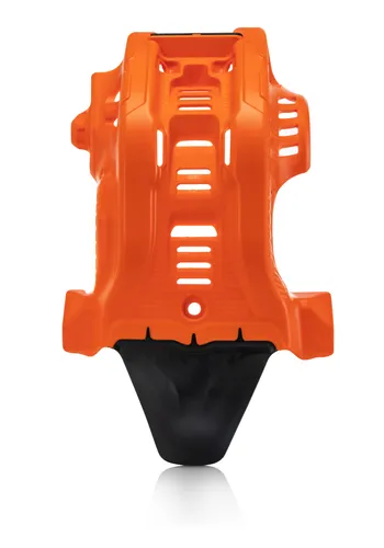 Acerbis Polypropylene Chassis Belly Skid Plate Orange Black