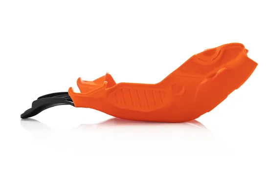 Acerbis Polypropylene Chassis Belly Skid Plate Orange Black