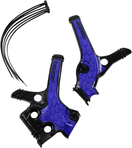ACERBIS X Grip Frame Guards Blue Black