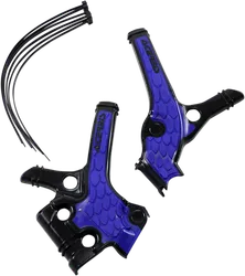 ACERBIS X Grip Frame Guards Blue Black