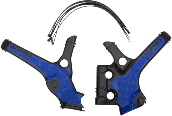 ACERBIS X Grip Frame Guards Blue Black