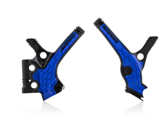 ACERBIS X Grip Frame Guards Blue Black
