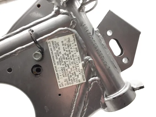 Main Frame Chassis CLN Ready To Go 2008 Kawasaki KLR650 2894A