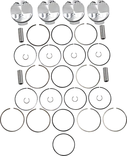 JE Piston Kit Rings Pins FSR 2mm OB 83mm Bore 13.5:1