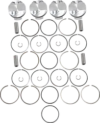 JE Piston Kit Rings Pins FSR 2mm OB 83mm Bore 13.5:1