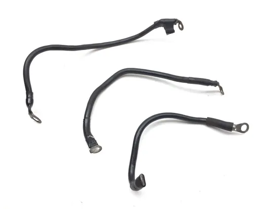 Positive Negative Battery Wires 1977 Harley-Davidson Sportster 1000 XLH 2897A