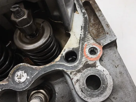 Engine Cylinder Head Complete W Cams Valves 2003 Honda Rancher 350 2x4 2903A x