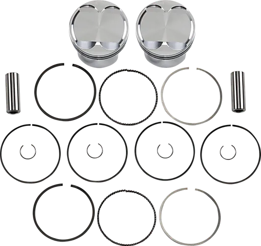 JE Piston Kit Rings Pins Round STD 85mm Bore 11.5:1