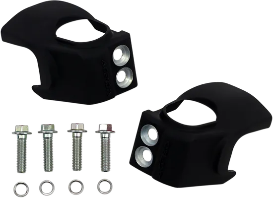 Acerbis Black Fork Shoe Boot Protector Pair