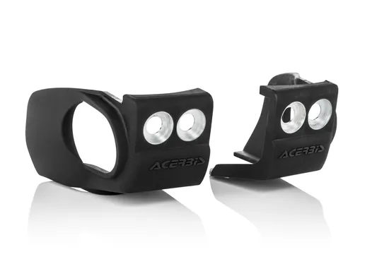 Acerbis Black Fork Shoe Boot Protector Pair