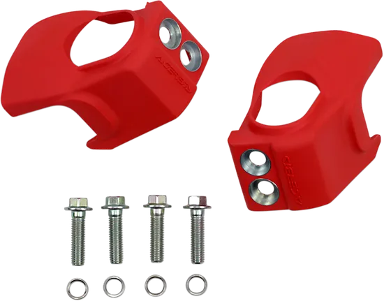 Acerbis Red Fork Shoe Boot Protector Pair