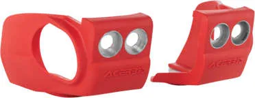 Acerbis Red Fork Shoe Boot Protector Pair