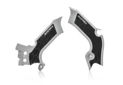 ACERBIS X Grip Frame Guards Silver Black