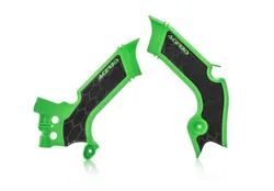 ACERBIS X Grip Frame Guards Green Black