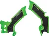 ACERBIS X Grip Frame Guards Green Black