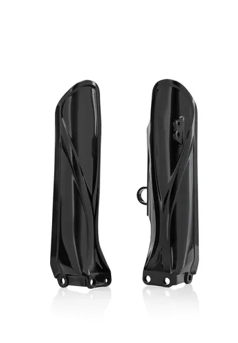 Acerbis Black Lower Fork Cover Protector Guard Set