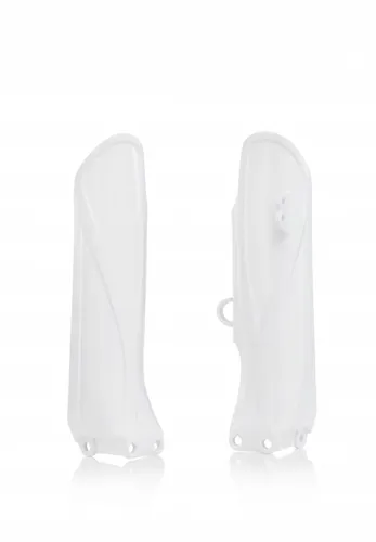 Acerbis White Lower Fork Cover Protector Guard Set 1