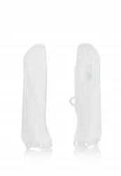 Acerbis White Lower Fork Cover Protector Guard Set