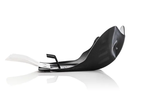 Acerbis Polypropylene Chassis Belly Skid Plate Black White