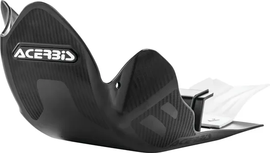 Acerbis Polypropylene Chassis Belly Skid Plate Black White