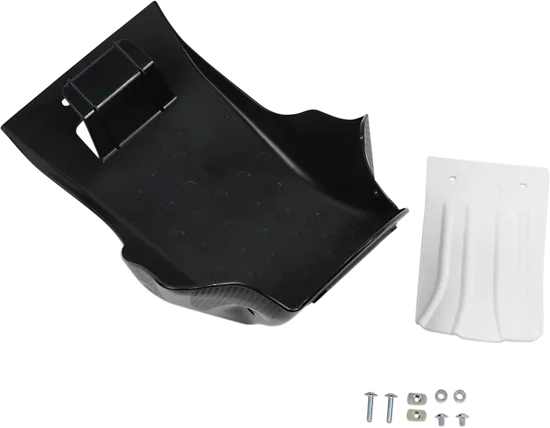 Acerbis Polypropylene Chassis Belly Skid Plate Black White