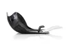 Acerbis Polypropylene Chassis Belly Skid Plate Black White