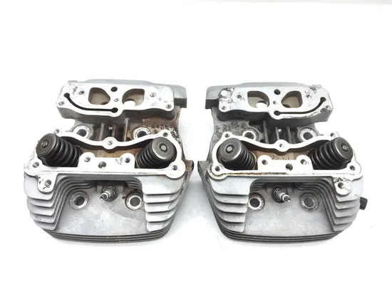 Front Rear Cylinder Head Set 2003 Harley Softail Standard EFI FXSTI 2918A x