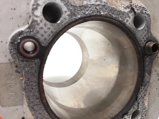 Front Rear Cylinder Jugs w Pistons 2003 Harley Softail Standard EFI FXSTI 2918A