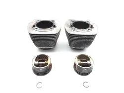 Front Rear Cylinder Jugs w Pistons 2003 Harley Softail Standard EFI FXSTI 2918A