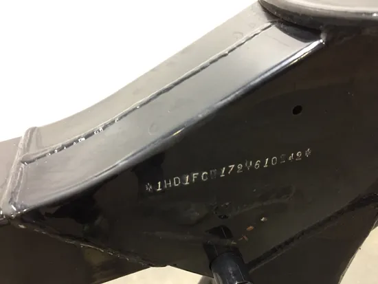 Main Frame Chassis CLN 2002 Harley Electra Glide Ultra Classic EFI FLHTCUI 2917A