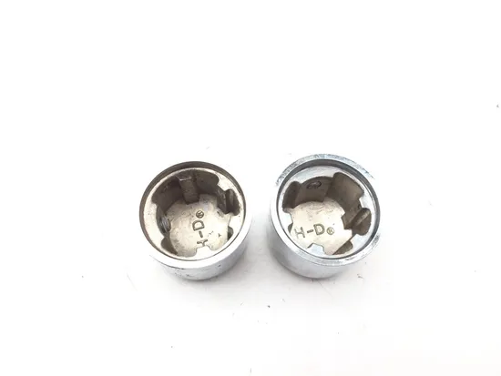 Front Wheel Axle Nut Covers 2006 Harley Sportster 1200 Custom XL1200C 2915A