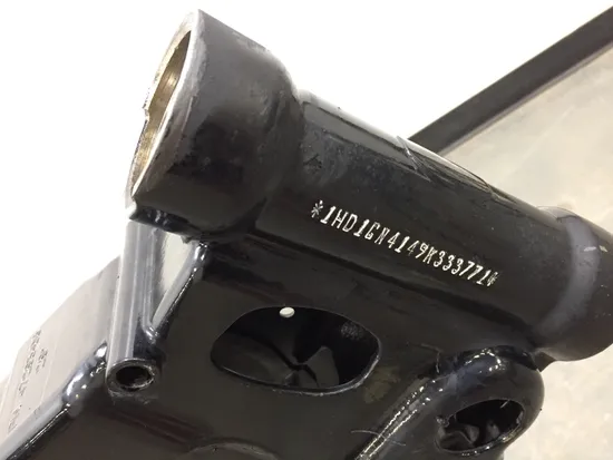 Main Frame Chassis CLN Ready To Go 2009 Harley Dyna Low Rider FXDL 2914A