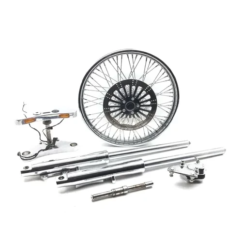Forks Triple Tree Front Wheel Caliper 2009 Harley Dyna Low Rider FXDL 2914A x