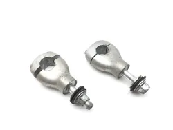 Handle Bar Mount Clamps 2006 Suzuki Boulevard C50 Black 2908A