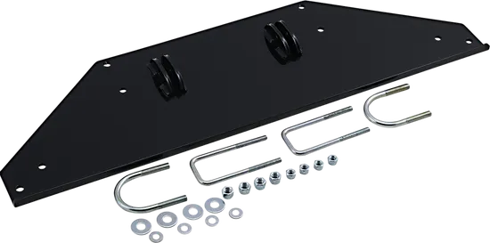 Moose Utility Black Steel Snow Plow Bottom Mount Plate