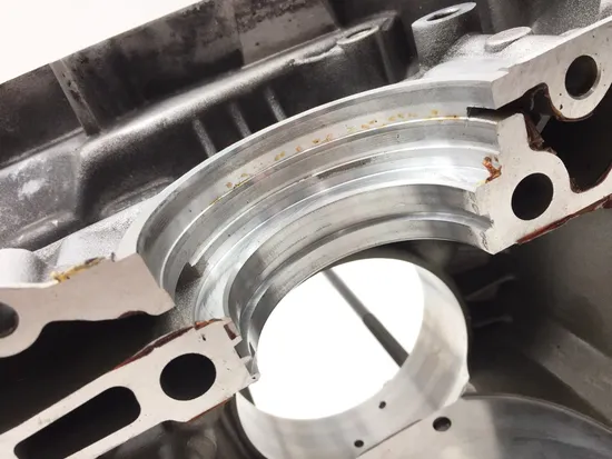 Engine Left Right Center Cases 2004 BMW R1100S Boxer Cup Replika 2935A x